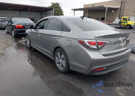 2017 Hyundai Sonata Hybrid Limited from USA, damaged, VIN KMHE34L38HA067179